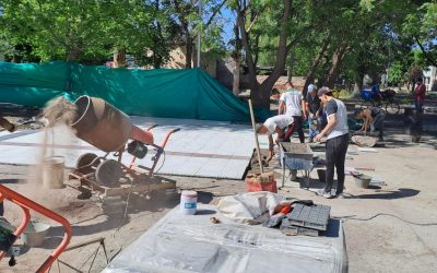 AVANZAN LAS OBRAS PARA TRANSFORMAR LA PLAZA ESPÍNOLA DE PUEBLO DIAMANTE