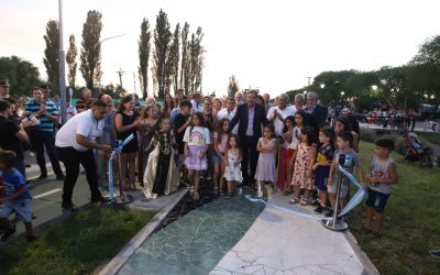 ANTE UNA MULTITUD DE VECINOS, EMIR FÉLIX INAUGURÓ EL PASEO Y LA PRESERVACIÓN DE LA HISTÓRICA USINA RAWSON
