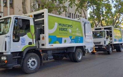 EMIR FÉLIX PRESENTÓ NUEVOS CAMIONES RECOLECTORES QUE ADQUIRIÓ EL MUNICIPIO