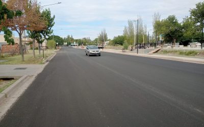 CINCA YA TIENE NUEVO ASFALTO Y EMPEZARON LAS OBRAS SOBRE DEAN FUNES