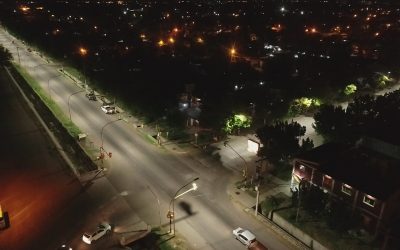 EN SAN RAFAEL, MÁS CALLES, AVENIDAS Y RUTAS TIENEN ILUMINACIÓN LED