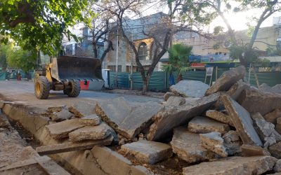 CERRADA AL TRÁNSITO LA PRIMERA CUADRA DE LA CALLE AVELLANEDA