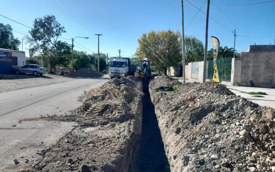 LAS OBRAS DEL GASODUCTO Y EL COLECTOR CLOACAL INGRESAN EN FASES DEFINITIVAS