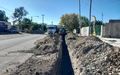 LAS OBRAS DEL GASODUCTO Y EL COLECTOR CLOACAL INGRESAN EN FASES DEFINITIVAS