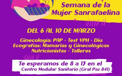 CON MÚLTIPLES CONTROLES DE SALUD GRATUITOS, COMIENZAN ACTIVIDADES EN LA SEMANA DE LA MUJER