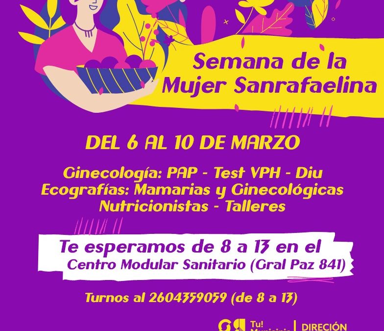 CON MÚLTIPLES CONTROLES DE SALUD GRATUITOS, COMIENZAN ACTIVIDADES EN LA SEMANA DE LA MUJER