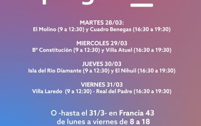 BECAS PROGRESAR: INSCRIPCIONES EN BARRIOS Y DISTRITOS