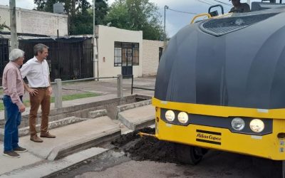 PASEO HUERTA: EL MUNICIPIO COMENZÓ LA RENOVACIÓN DE LA CALLE PATRICIAS MENDOCINAS