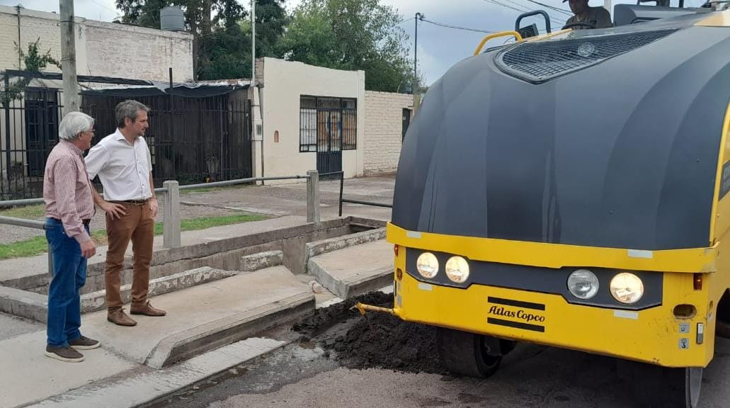 PASEO HUERTA: EL MUNICIPIO COMENZÓ LA RENOVACIÓN DE LA CALLE PATRICIAS MENDOCINAS