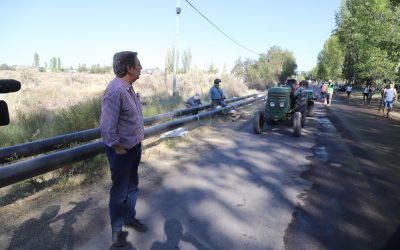 EMIR FÉLIX VISITÓ EL GASODUCTO Y FIRMÓ UN CONVENIO PARA ADELANTAR LA FINALIZACIÓN DE LA OBRA
