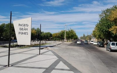 QUEDÓ ASFALTADA DEAN FUNES FRENTE AL PASEO Y AHORA SE VIENE EL Bº DOCENTE
