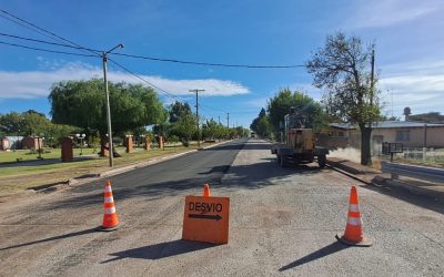 MONTE COMÁN AVANZA CON MÁS OBRAS: ASFALTO, URBANIZACIÓN Y PARQUE LINEAL