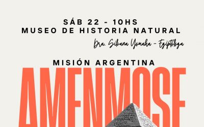 CHARLA ABIERTA SOBRE EGIPTOLOGÍA Y EL PROYECTO “AMENMOSE” EN EL MUSEO DE HISTORIA NATURAL