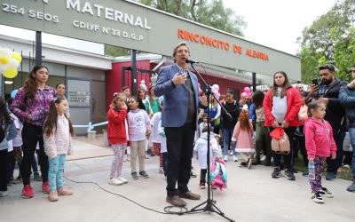 EMIR FÉLIX INAUGURÓ EL NUEVO JARDÍN DE RAMA CAÍDA Y DESTACÓ LA HISTÓRICA INVERSIÓN EN EDUCACIÓN