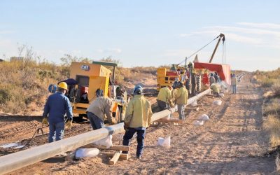GASODUCTO: TERMINÓ LA COLOCACIÓN DE CAÑOS Y COMIENZAN LAS PRUEBAS FINALES