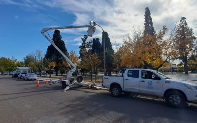 LA TECNOLOGÍA LED DEL MUNICIPIO LLEGÓ A SALTO DE LAS ROSAS