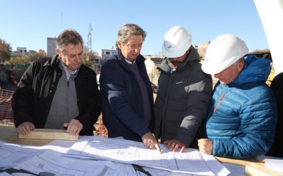 EMIR FÉLIX VISITÓ LA MEGAOBRA DE LA EX TERMINAL Y DESTACÓ QUE AVANZA MÁS RÁPIDO DE LO PREVISTO