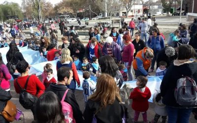 JARDINES MATERNALES SEOS REALIZARÁN UNA GRAN MARCHA CON UNA BANDERA NACIONAL DE MÁS DE 20 METROS