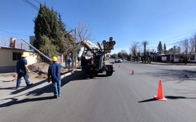 REVOLUCIÓN LED: NUEVAS LUCES EN RAMA CAÍDA Y ATUEL NORTE Y SE VIENEN MÁS EN CIUDAD