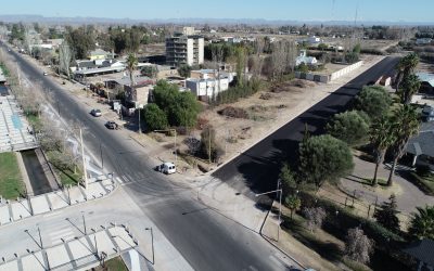 SE ASFALTÓ LA NUEVA AVENIDA VICENTE LÓPEZ Y SERÁ INAUGURADA EN LOS PRÓXIMOS DÍAS