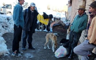 EL MUNICIPIO CON AYUDA DE GENDARMES Y EL EJÉRCITO, LOGRÓ LLEGAR A LOS PUESTOS AISLADOS POR LA NIEVE