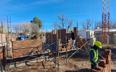 ASÍ AVANZA EL CENTRO DE JUBILADOS QUE CONSTRUYE EL MUNICIPIO EN LA VILLA 25 DE MAYO