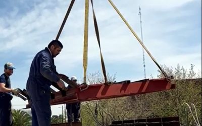 ROTONDA DE LA COPA: UN PASO MÁS PARA LA COLOCACIÓN DE LA MEGAESCULTURA