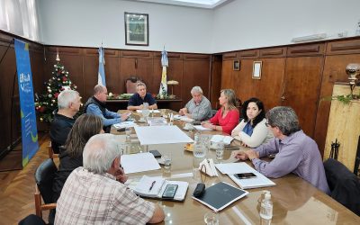 OMAR FÉLIX REUNIÓ AL GABINETE DE OBRAS PÚBLICAS CON ROTARY CLUB SAN RAFAEL