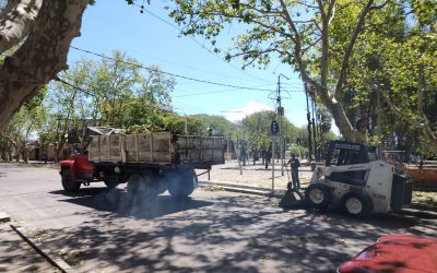 OMAR FÉLIX SIGUE ATENTO LOS TRABAJOS MUNICIPALES DESPUÉS DE LA TORMENTA