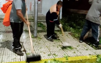 LOS TRABAJOS MUNICIPALES NO SE DETIENEN TRAS LA TORMENTA