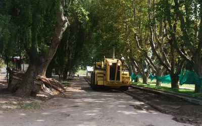COMENZARON LAS TAREAS PREVIAS AL ASFALTO EN GOUDGE