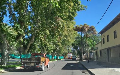 SE ASFALTARON CALLES EN EL CENTRO DE GOUDGE Y SE ULTIMAN DETALLES PARA INAUGURAR LA RENOVADA PLAZA SCHESTAKOW