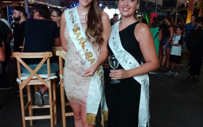 SOL Y MARTINA BRILLARON EN LA NOCHE DE LA PISADA DE LA UVA
