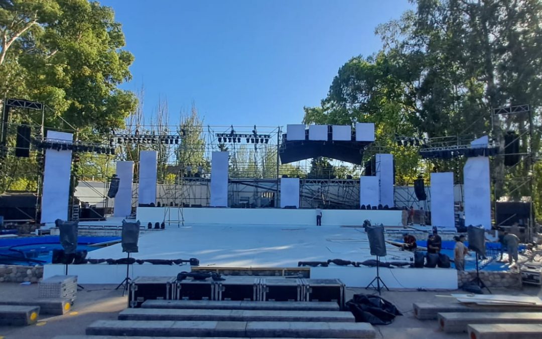 VENDIMIA: ULTIMOS DETALLES EN EL ESCENARIO Y ENSAYO GENERAL PARA “EL ORIGEN”