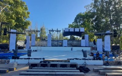 VENDIMIA: ULTIMOS DETALLES EN EL ESCENARIO Y ENSAYO GENERAL PARA “EL ORIGEN”