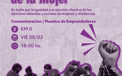 8M: MUJERES EMPRENDEDOREAS EXPONDRÁN SUS PROYECTOS EN LA AVENIDA SAN MARTÍN