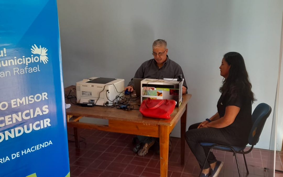 LICENCIAS DE CONDUCIR EN DISTRITOS CONTINUÓ EN MALVINAS Y EL JUEVES VA A EL NIHUIL