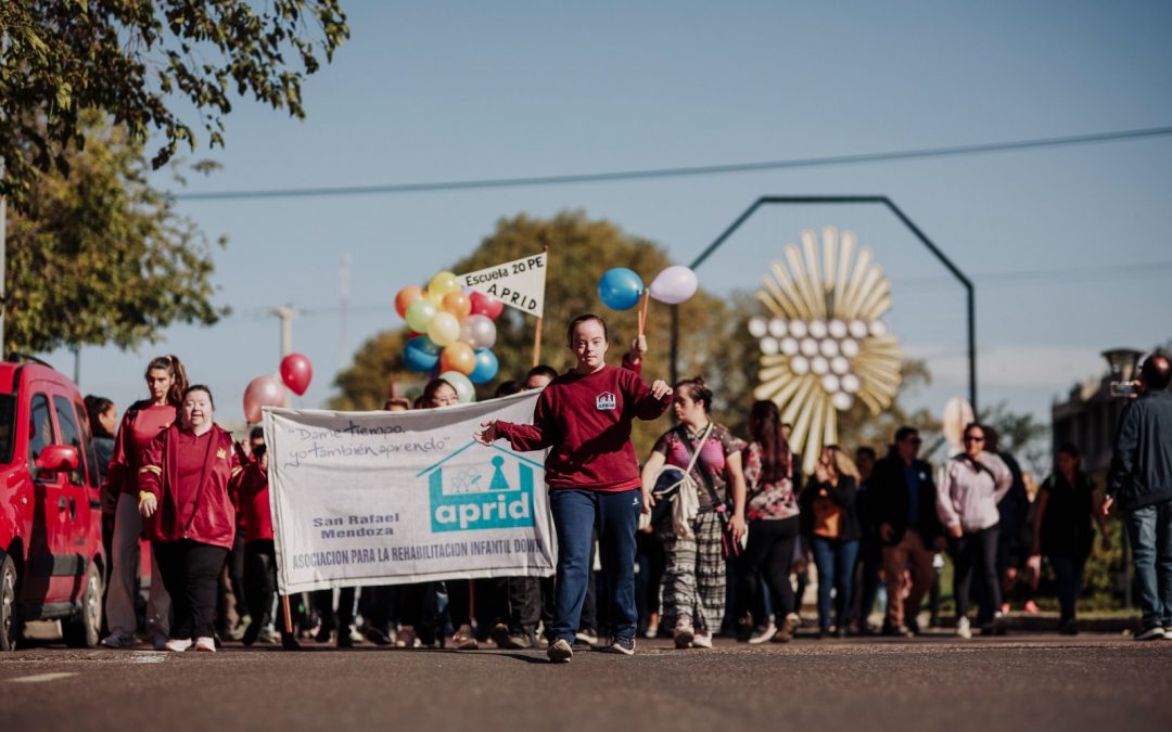 CAMINATA, MÚSICA, BAILE Y JUEGOS: ASÍ SE CONMEMORÓ EL DÍA DEL SÍNDROME DE DOWN EN SAN RAFAEL