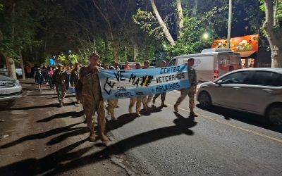 COMENZÓ LA CAMINATA POR MALVINAS, EN LA VÍSPERA DE UN NUEVO 2 DE ABRIL