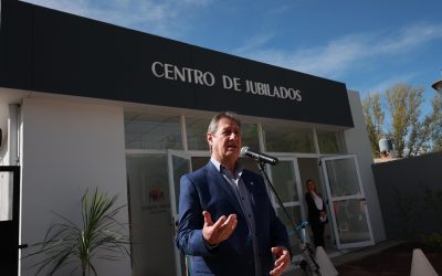 OMAR FÉLIX Y JUBILADOS DE LA VILLA 25 DE MAYO INAUGURARON EL NUEVO CENTRO SOCIAL Y RECREATIVO