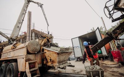 EX TERMINAL: CON INTENSO MOVIMIENTO INGRESA EN SU FASE FINAL EL LLENADO DE LOSAS