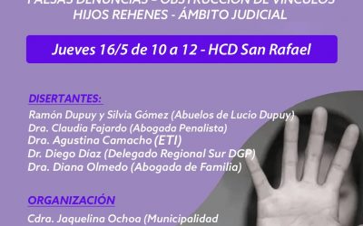 LOS ABUELOS DE LUCIO DUPUY ENCABEZARÁN DOS JORNADAS DE CAPACITACIÓN EN PERSPECTIVA DE NIÑEZ