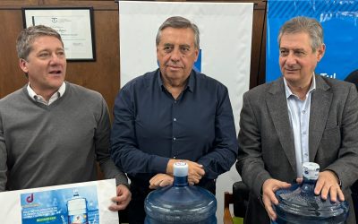 FÉLIX Y MARINELLI EXHIBIERON PRUEBAS DE CÓMO LA PAMPA INCUMPLE EL ACUERDO POR EL RÍO ATUEL AL COMERCIALIZAR AGUA MENDOCINA