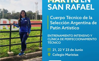 ENTRENADORA DE LA SELECCIÓN ARGENTINA DE PATÍN ARTÍSTICO LLEGA A SAN RAFAEL PARA DICTAR UNA EXCLUSIVA CLÍNICA