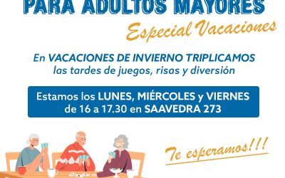 POR LAS VACACIONES DE INVIERNO SE MULTIPLICAN LAS ACTIVIDADES EN EL ESPACIO DE JUEGOS PARA ADULTOS MAYORES