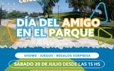 EL SÁBADO SE FESTEJA EL DÍA DEL AMIGO EN EL PARQUE DE LOS JÓVENES