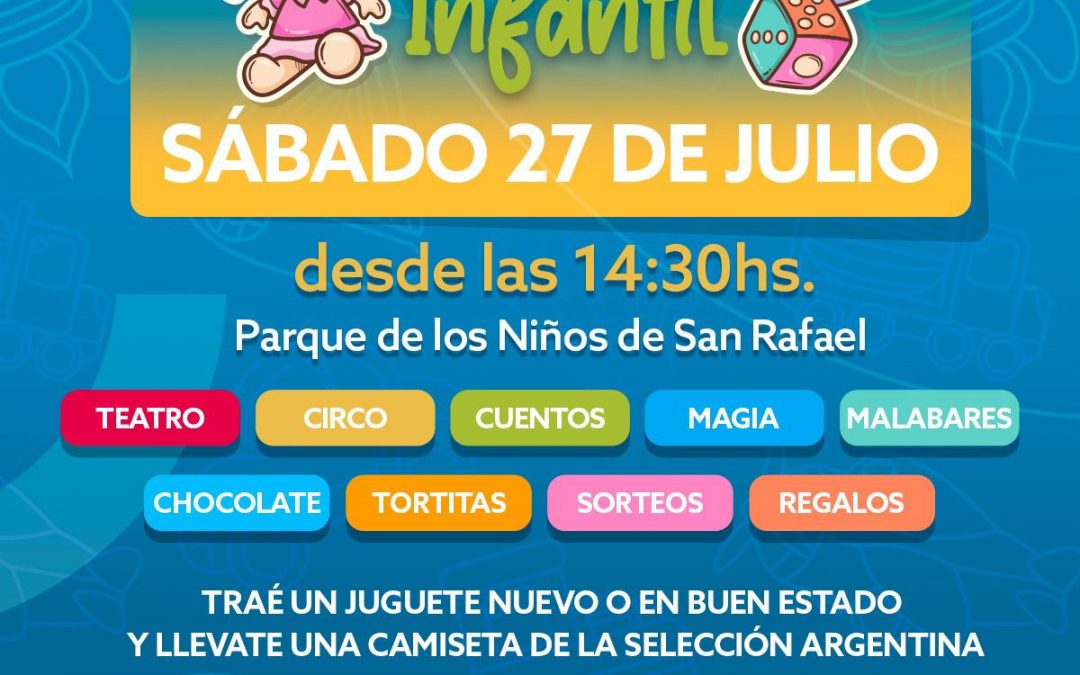 ASÍ SERÁ EL IMPERDIBLE EVENTO INFANTIL Y SOLIDARIO DEL SÁBADO EN PARQUE DE LOS NIÑOS