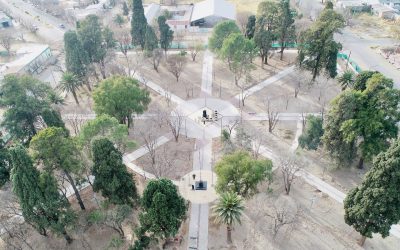 VILLA ATUEL SE TRANSFORMA: AVANZAN OBRAS EN LA PLAZA, PARQUE INFANTIL, ROTONDA Y BULEVAR