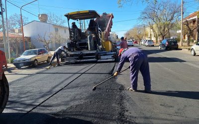 COMENZÓ A ASFALTARSE LA AVENIDA ZAPATA Y SE VIENE TIRASSO