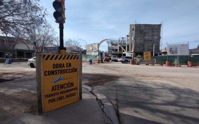 TRANSITO INTERRUMPIDO EN GODOY CRUZ Y CORONEL SUÁREZ